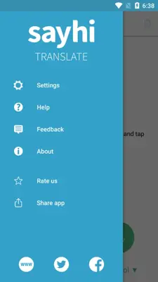 SayHi Translate android App screenshot 2